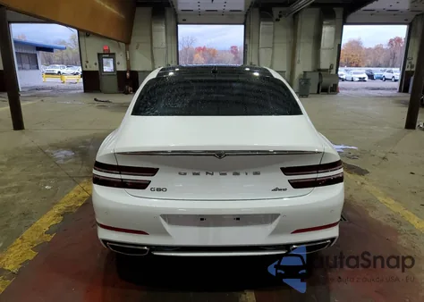 2022 Genesis G80 Base из США, поврежденный, VIN KMTGB4SC4NU092268